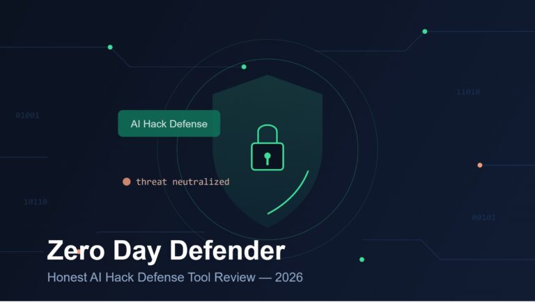 Zero Day Defender Review: Best AI Hack Defense Tool 2026